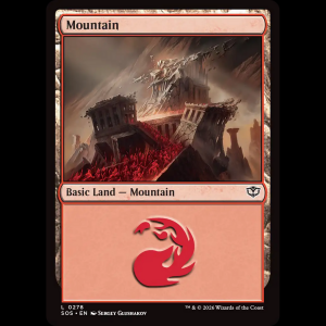 MTG Mountain Secrets of Strixhaven sos#278