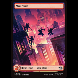 MTG Mountain Teenage Mutant Ninja Turtles tmt#308