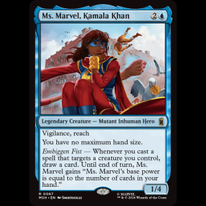 MTG Ms. Marvel, Kamala Khan Marvel Super Heroes msh#67