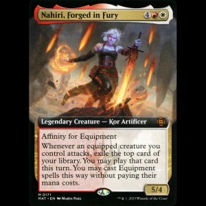 MTG Nahiri, Forged in Fury March of the Machine: The Aftermath mat#171