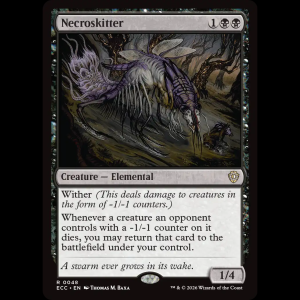 MTG Necroskitter Lorwyn Eclipsed Commander ecc#48