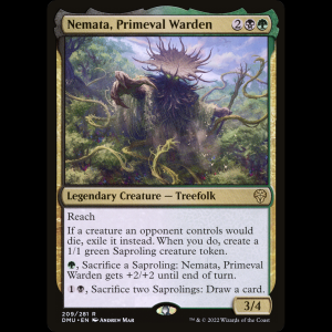 MTG Nemata, Primeval Warden Dominaria United dmu#209