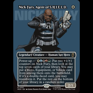 MTG Nick Fury, Agent of S.H.I.E.L.D. Marvel Super Heroes msh#357