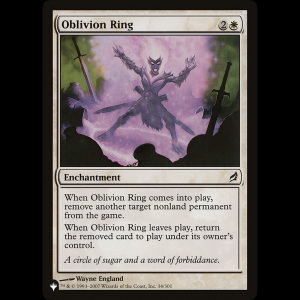 MTG Oblivion Ring The List plst#LRW-34