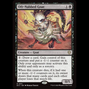 MTG Oft-Nabbed Goat Lorwyn Eclipsed Commander ecc#11