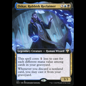 MTG Oskar, Rubbish Reclaimer New Capenna Commander ncc#177