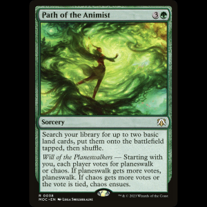 MTG Path of the Animist March of the Machine Commander moc#38