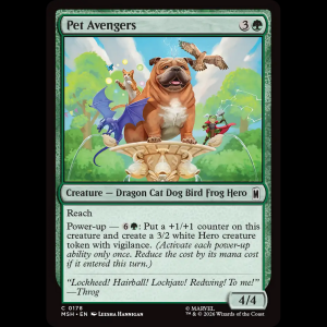 MTG Pet Avengers Marvel Super Heroes msh#178