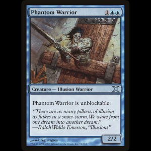 MTG Guerrero fantasmal (Phantom Warrior) Tenth Edition 10e#96