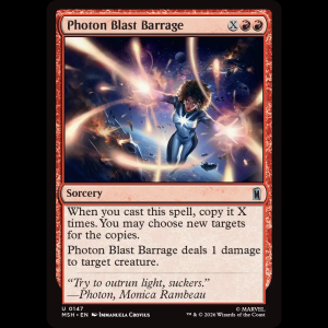 MTG Photon Blast Barrage Marvel Super Heroes msh#147