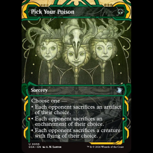 MTG Pick Your Poison Secrets of Strixhaven Mystical Archive soa#55