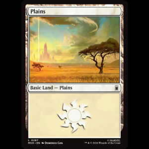 MTG Plains Marvel Super Heroes msh#287