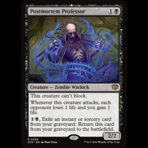 MTG Postmortem Professor Secrets of Strixhaven sos#93