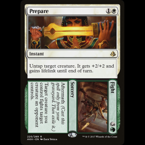 MTG  (Prepare // Fight) Amonkhet akh#220