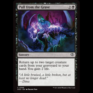 MTG Pull from the Grave Secrets of Strixhaven sos#95