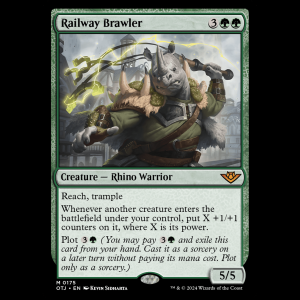MTG Railway Brawler Outlaws of Thunder Junction otj#175