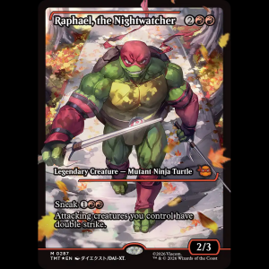 MTG Raphael, the Nightwatcher Teenage Mutant Ninja Turtles tmt#287