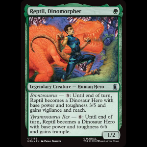 MTG Reptil, Dinomorpher Marvel Super Heroes msh#182