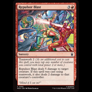 MTG Repulsor Blast Marvel Super Heroes msh#150