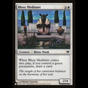 MTG Rhox Meditant The List plst#CON-16