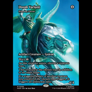 MTG Roaming Throne Marvel Universe mar#99