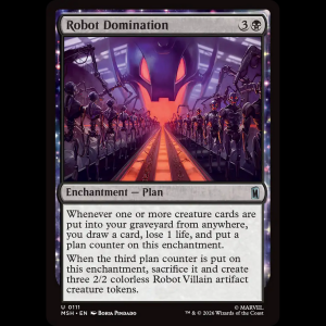 MTG Robot Domination Marvel Super Heroes msh#111