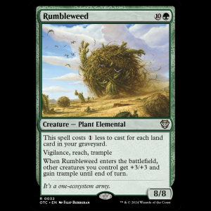 MTG Rumbleweed Outlaws of Thunder Junction Commander otc#32