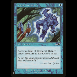 MTG Seal of Removal The List plst#NEM-42