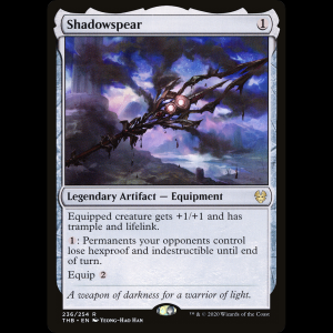 MTG Lanza Sombría (Shadowspear) Theros Beyond Death thb#236