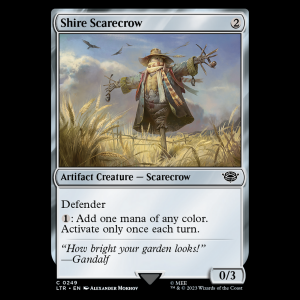 MTG Shire Scarecrow The Lord of the Rings: Tales of Middle-earth ltr#249