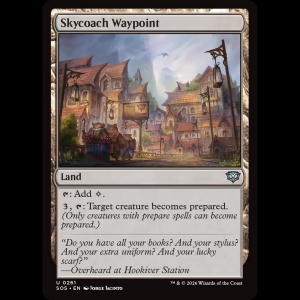 MTG Skycoach Waypoint Secrets of Strixhaven sos#261