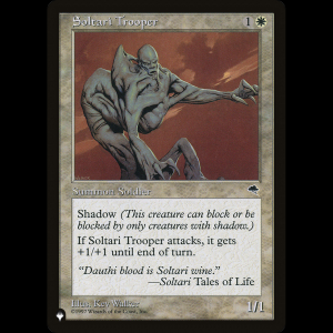 MTG Soltari Trooper The List plst#TMP-47