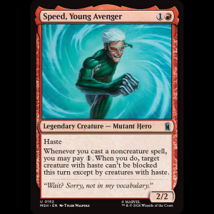 MTG Speed, Young Avenger Marvel Super Heroes msh#152