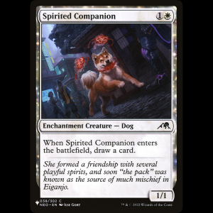 MTG Spirited Companion The List plst#NEO-38