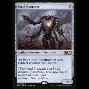 MTG Steel Overseer Core Set 2020 m20#239