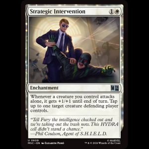 MTG Strategic Intervention Marvel Super Heroes Commander msc#609