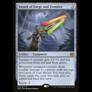 MTG Sword of Forge and Frontier Phyrexia: All Will Be One one#244