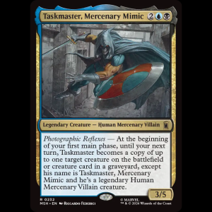 MTG Taskmaster, Mercenary Mimic Marvel Super Heroes msh#232