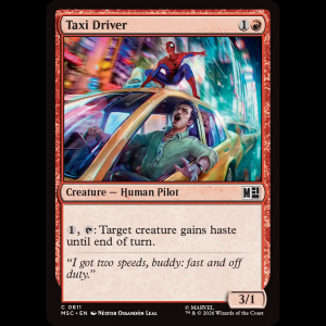 MTG Taxi Driver Marvel Super Heroes Commander msc#811