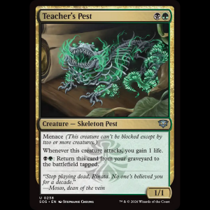 MTG Teacher's Pest Secrets of Strixhaven sos#238