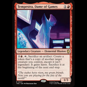 MTG Tempestra, Dame of Games Teenage Mutant Ninja Turtles Eternal tmc#27