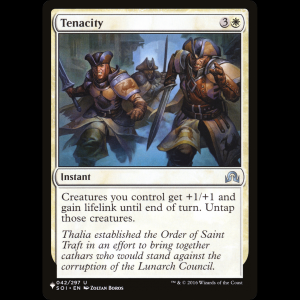 MTG Tenacity The List plst#SOI-42