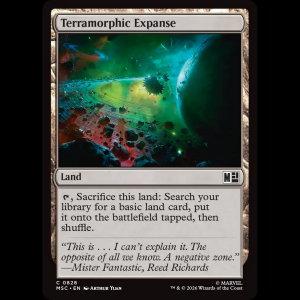 MTG Terramorphic Expanse Marvel Super Heroes Commander msc#828