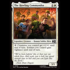 MTG The Howling Commandos Marvel Super Heroes Commander msc#598