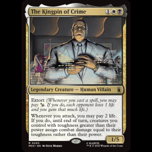 MTG The Kingpin of Crime Marvel Super Heroes msh#220