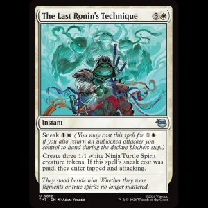 MTG The Last Ronin's Technique Teenage Mutant Ninja Turtles tmt#12
