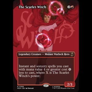 MTG The Scarlet Witch Marvel Super Heroes msh#368
