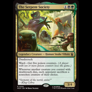 MTG The Serpent Society Marvel Super Heroes msh#226
