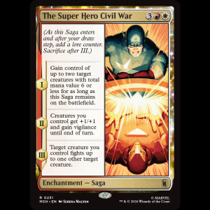 MTG The Super Hero Civil War Marvel Super Heroes msh#231