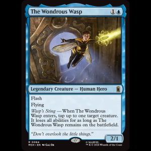 MTG The Wondrous Wasp Marvel Super Heroes msh#84